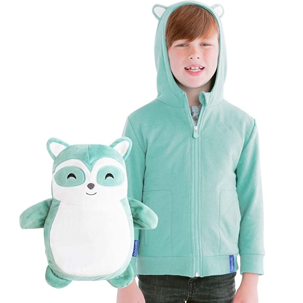 NWT Cubcoat | Rekka the Racoon, 2-in-1 Plushie + Hoodie (Size 4T)